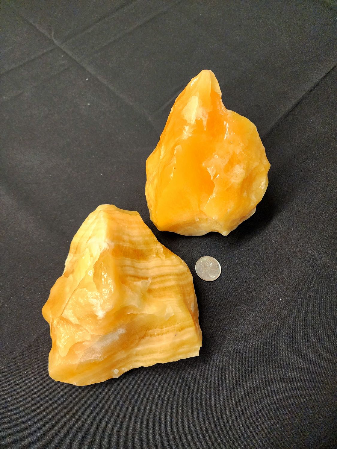 Orange Calcite Raw