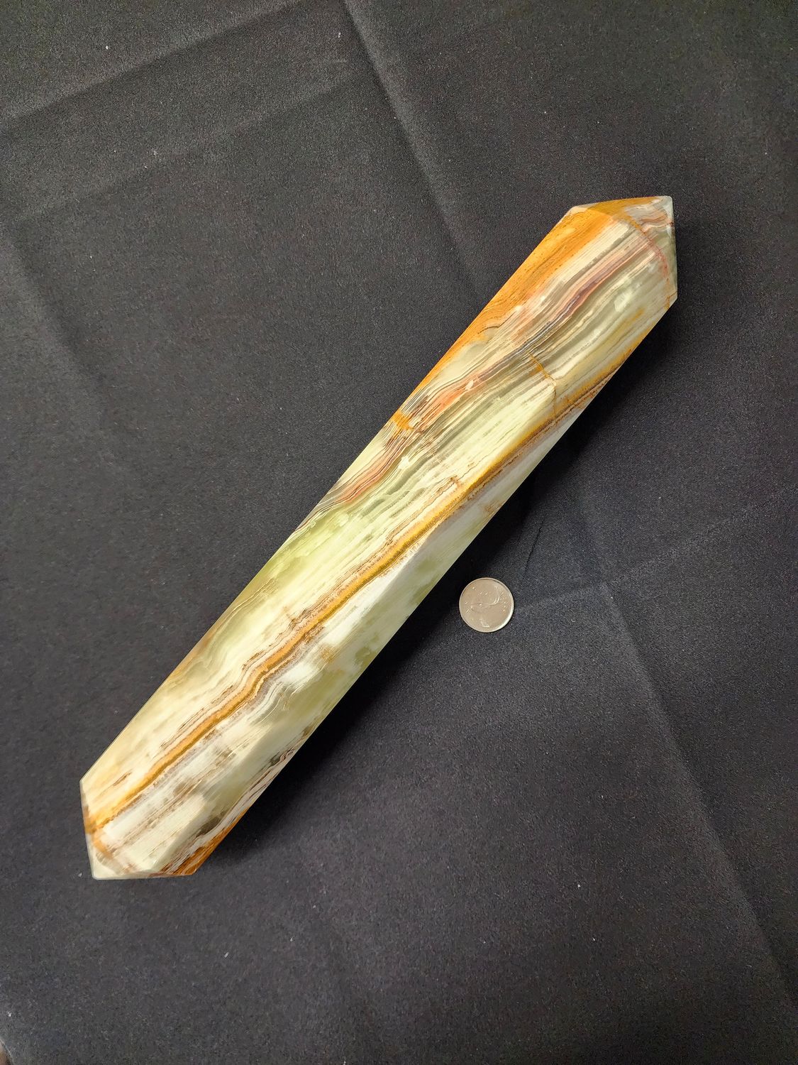 Rainbow Onyx Double Terminated 14 inch