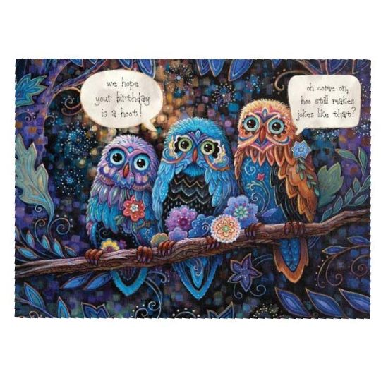 Owl Wishes - Birthday Card