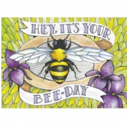 Bee-Day -Birthday Card