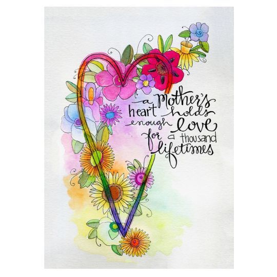 A Mother&#39;s Heart - Greeting Card