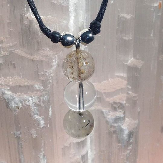 Spell Me Necklace Rutilated Quartz