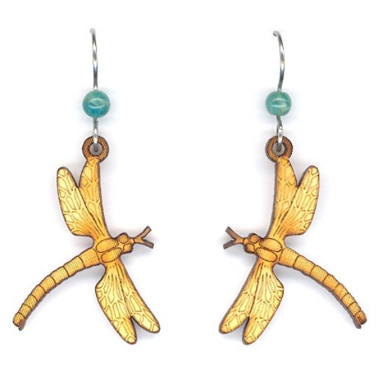 Natural Harmony Earrings Dragonfly