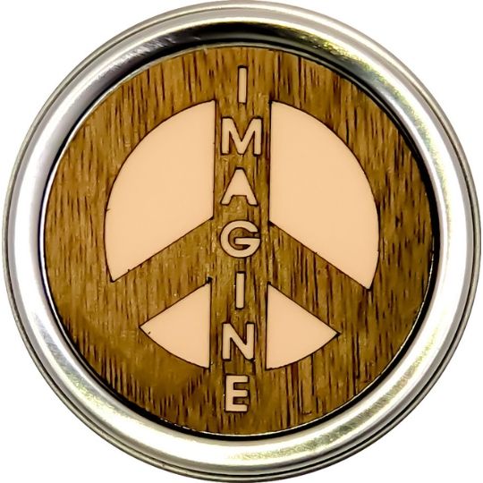 Metal Dreambox Imagine Peaceful Sign