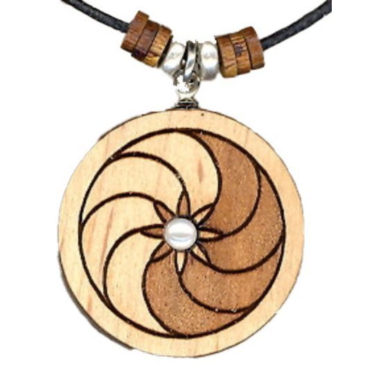 Zamulet Necklace Yin Yang Spiral