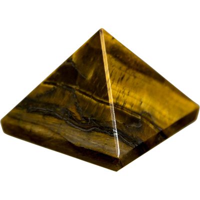 Golden Tiger&#39;s Eye Pyramid - 25-30MM