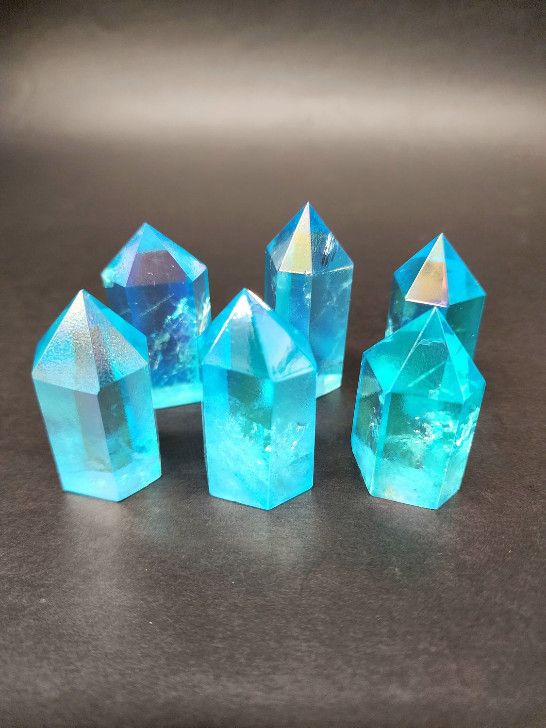 Aqua Aura Quartz Generator / Point 1.75 - 2.25&quot;