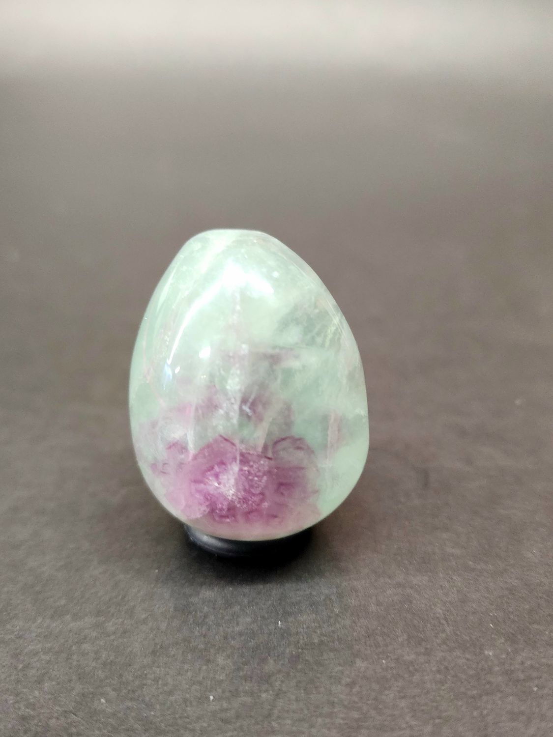 Rainbow Fluorite Egg 1.75&quot;
