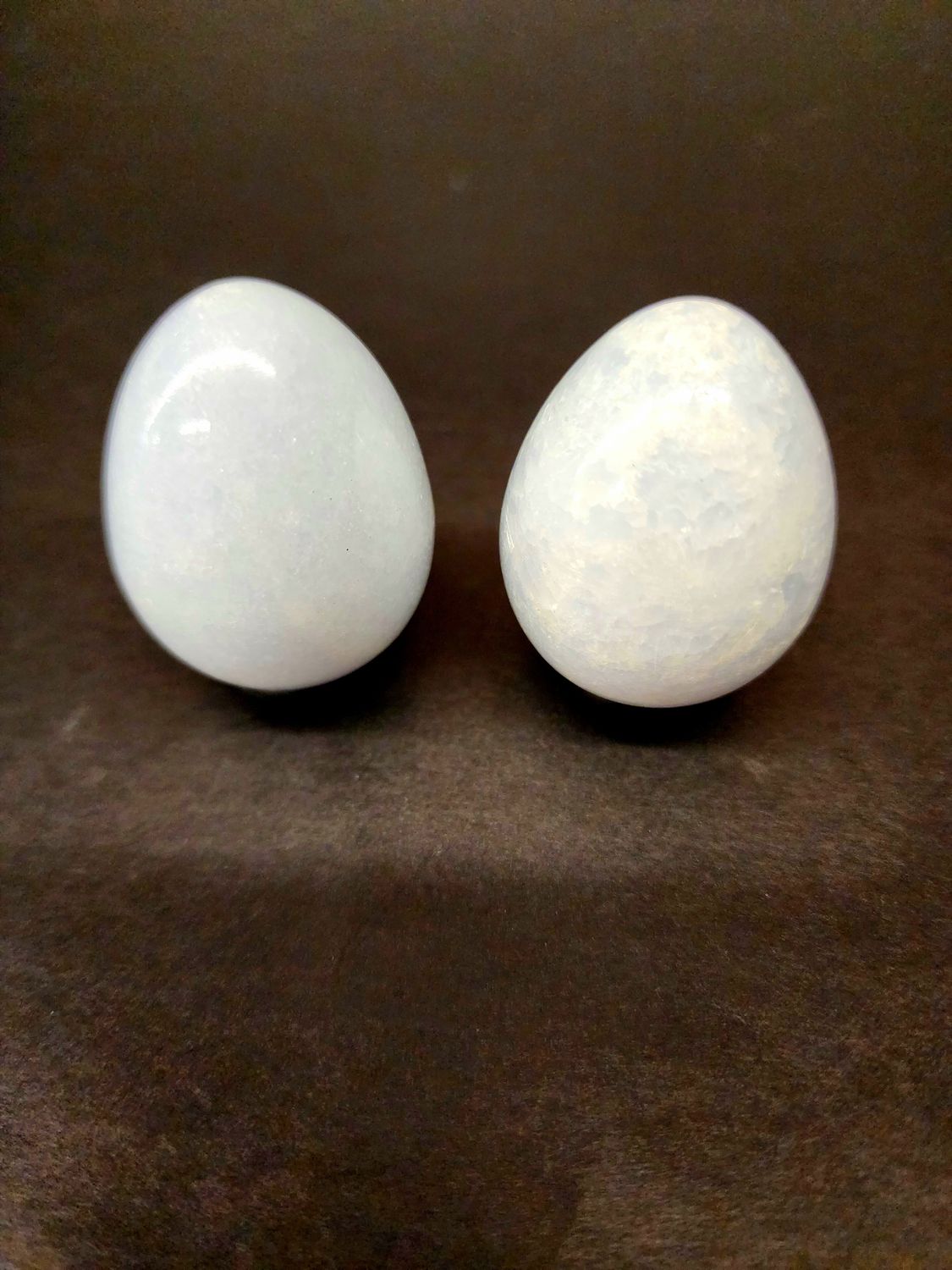Blue Calcite Eggs 1.75&quot;