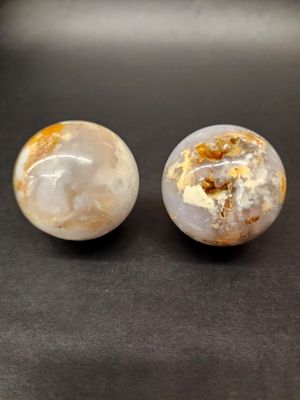 Merlinite Spheres (dendridic agate) almost 2&quot;
