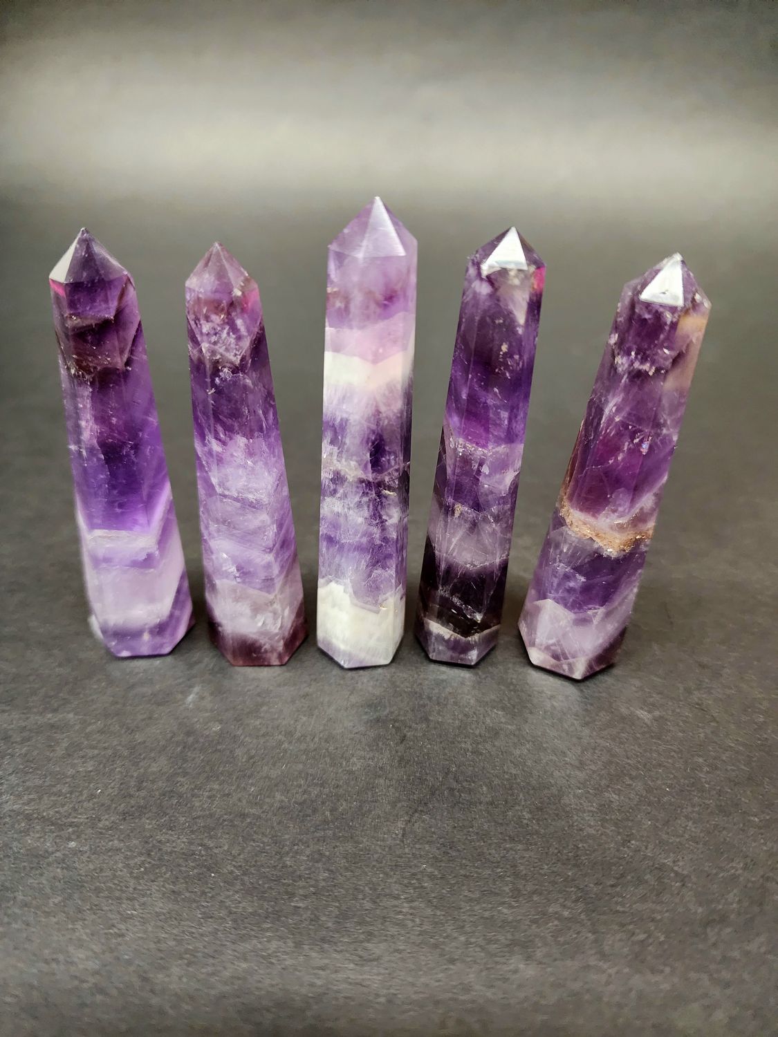 Amethyst Mini Towers approx. 3&quot;