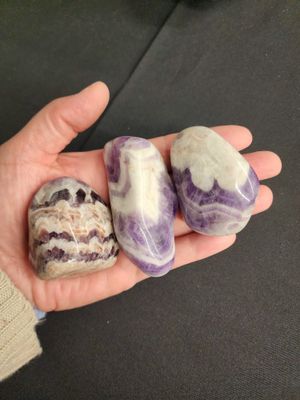 Jumbo Chevron Amethyst Tumbled