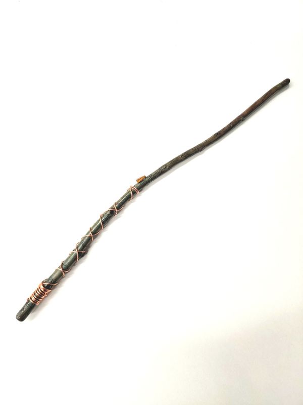 Locally Hand Crafted Wand - Tigers Eye Copper