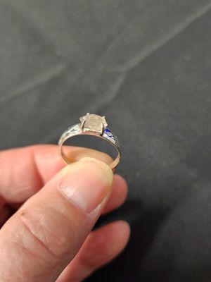 Herkimer Diamond Ring - Size 7 Sterling Silver