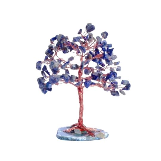Lapis Lazuli Gem Tree Agate Base