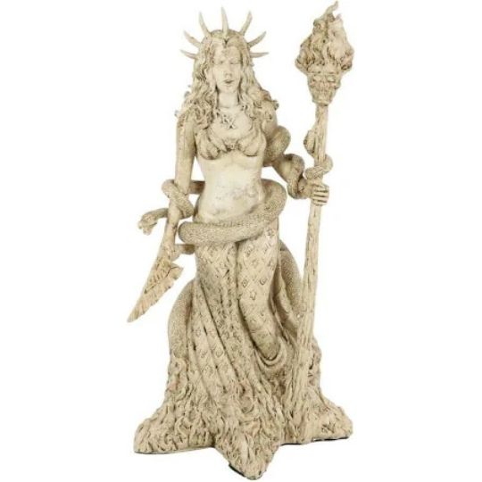 Hecate (Ivory) Statue 10.5&quot;