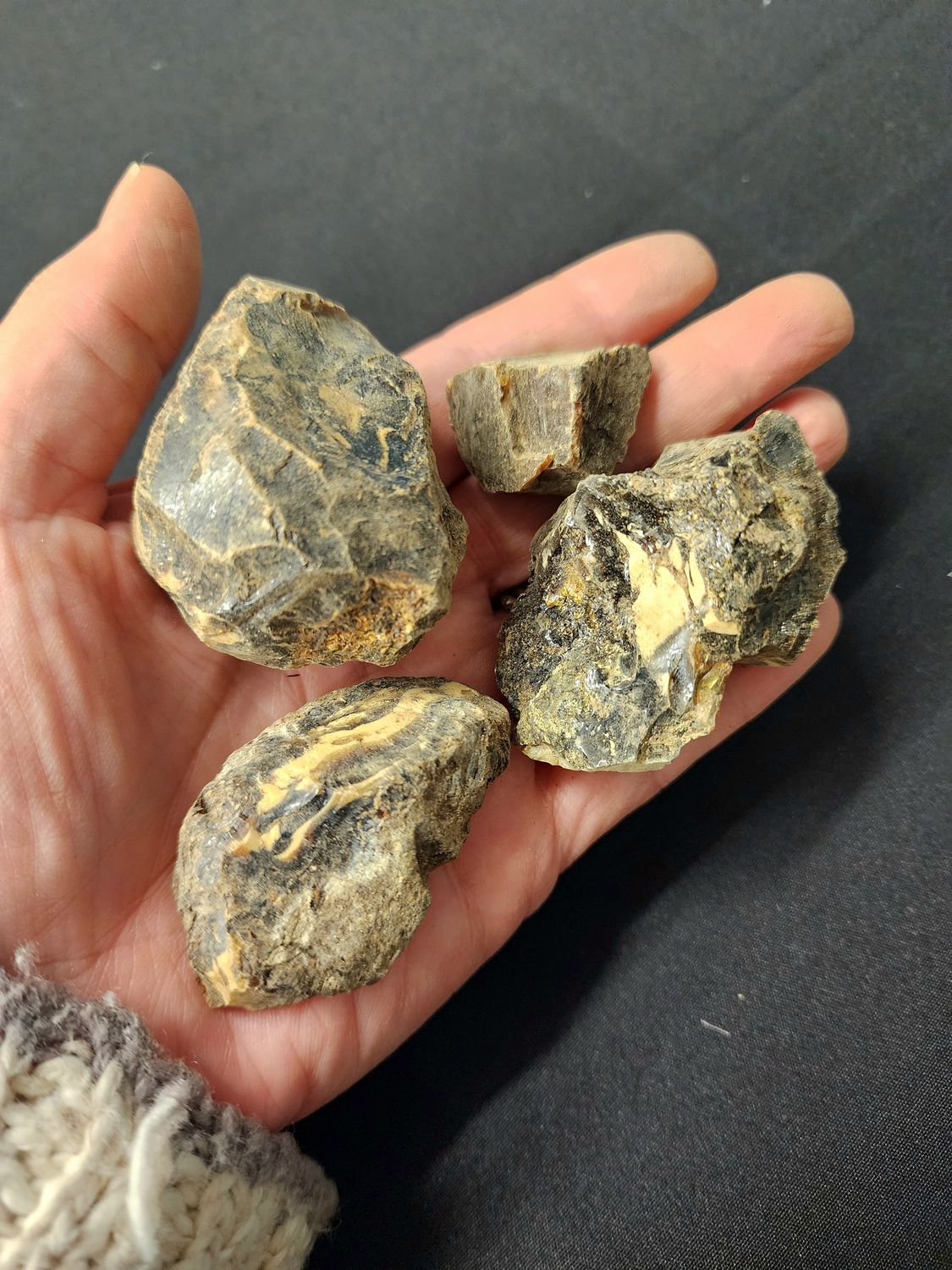 Zebra Amber Raw Chunks