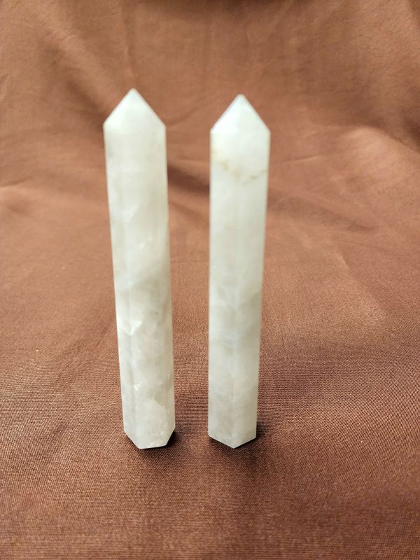 Smoky Quartz Tower Point 5.5&quot; Standing