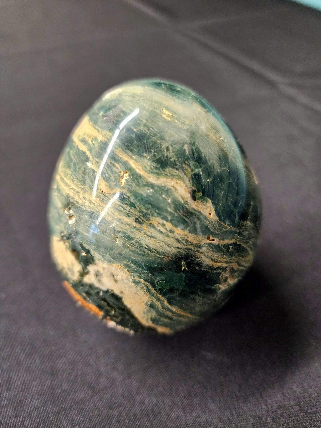 Ocean Jasper Large Egg 3&quot;