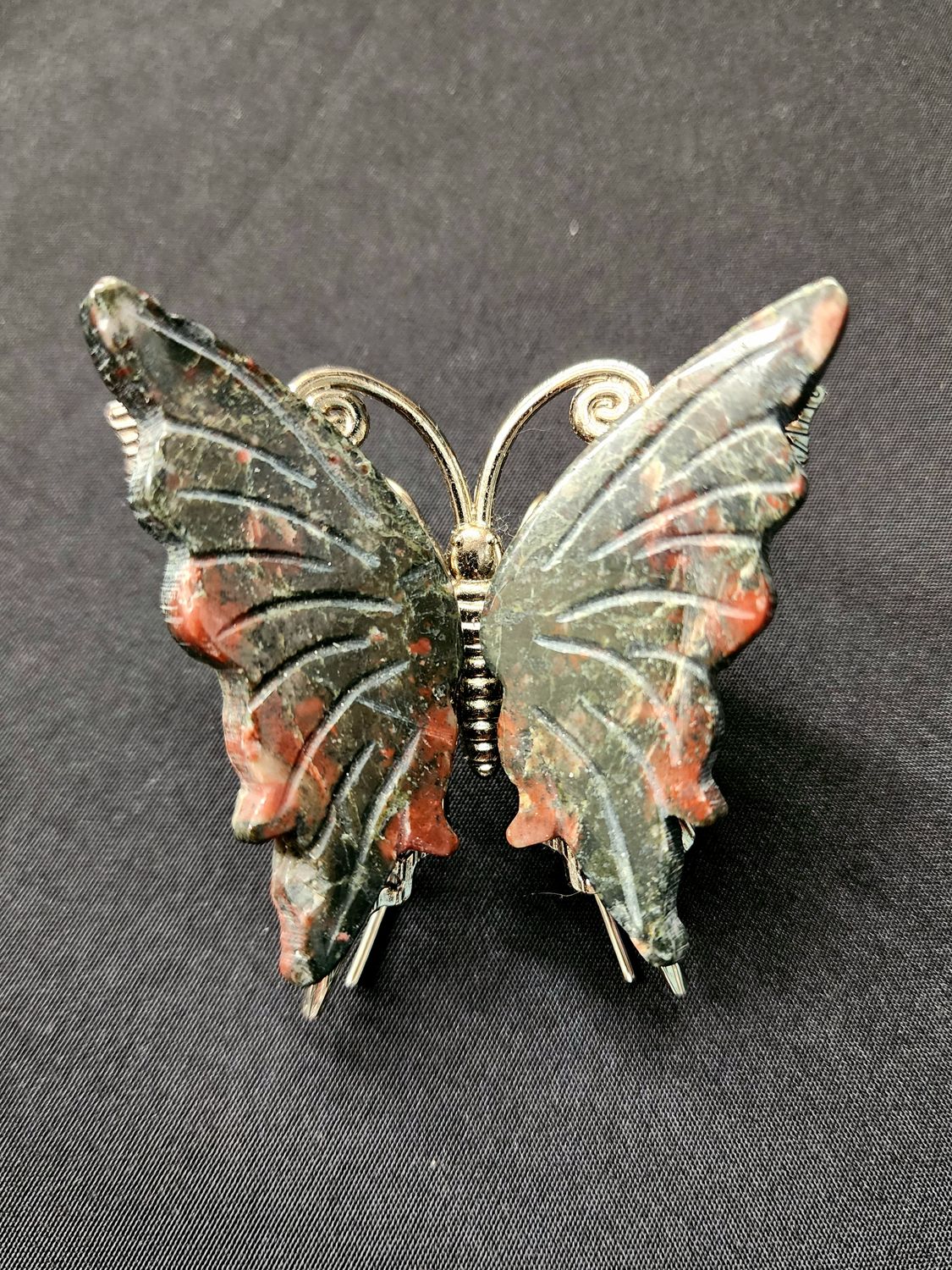 Crystal Butterfly - Rhodonite