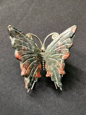 Crystal Butterfly - Rhodonite