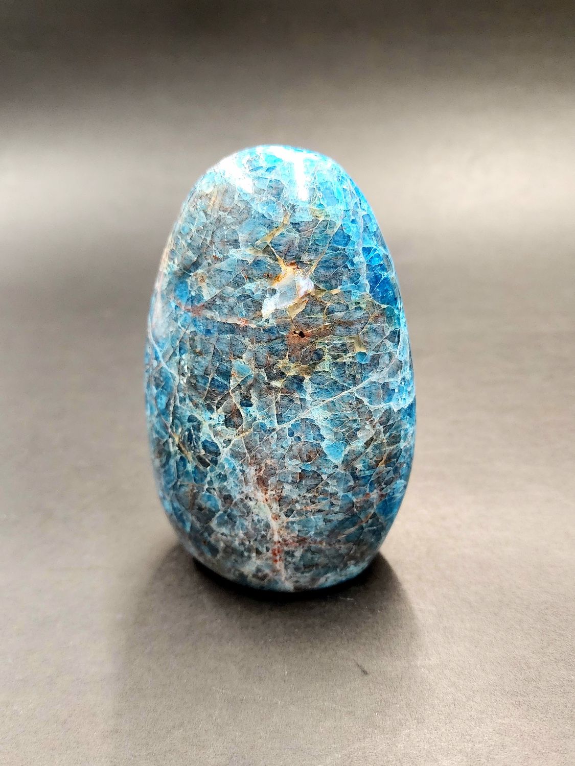 Blue Apatite Freeforms Standing