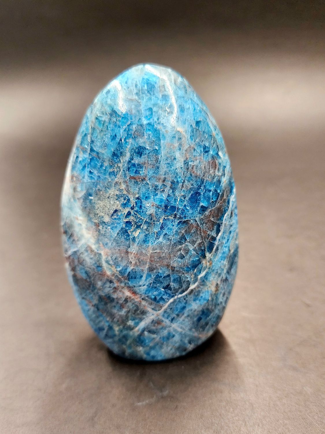 Blue Apatite Freeforms Standing