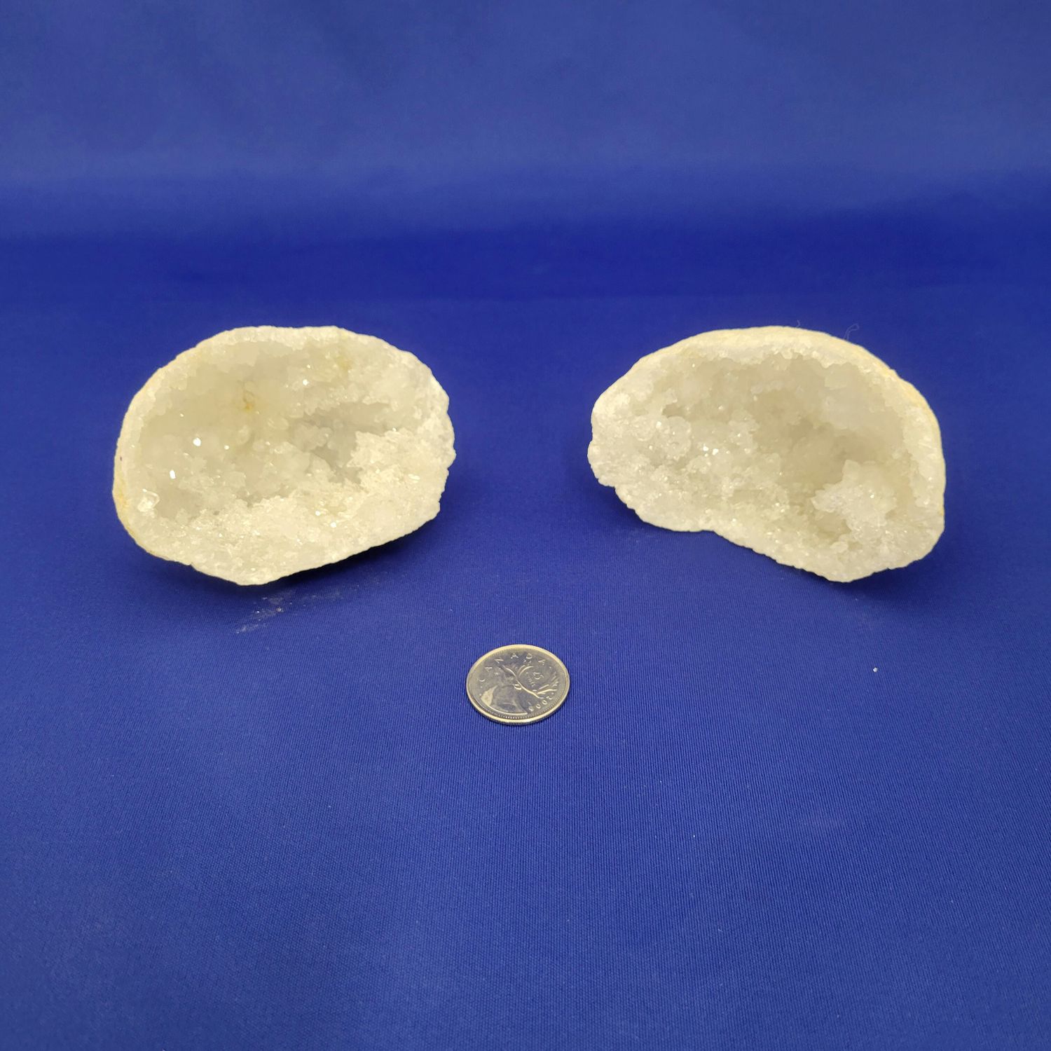 Calcite Geode Pair
