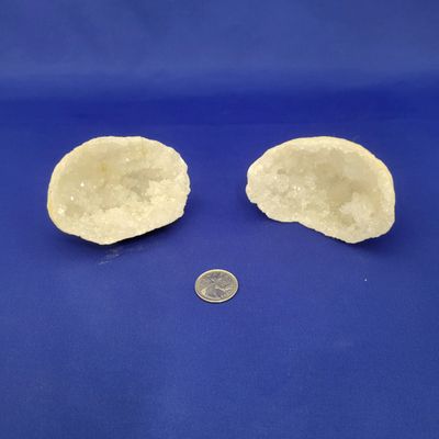 Calcite Geode Pair