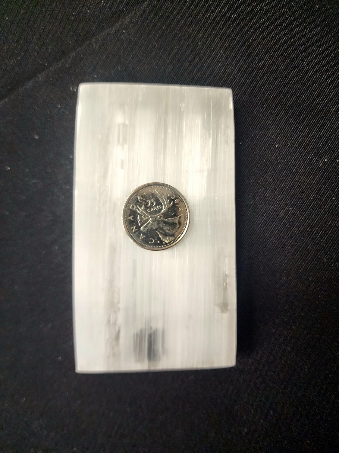 Selenite Charging Plate Rectangle 4&quot; x 2.25&quot; (approx)