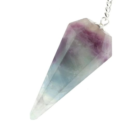 Purple &amp; Green Fluorite Pendulum