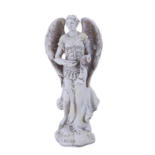Archangel Gabriel Hand-painted Resin  Statue 2 1/3&quot;