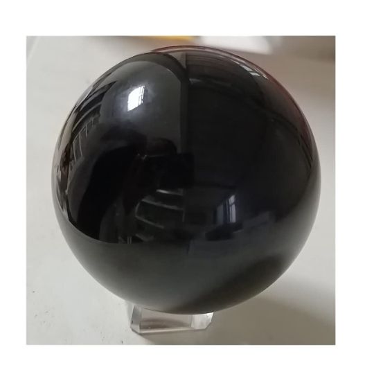 Giant Black Obsidian Sphere 20lb  6.5&quot;