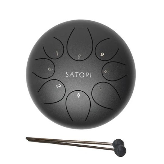 Satori Lotus 8&quot; Mini Tongue Drum / Rain Drum 11 Notes