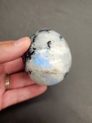 Rainbow Moonstone Egg  2.25&quot; - 2.5&quot;