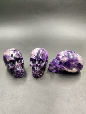 Amethyst Skulls 3&quot;