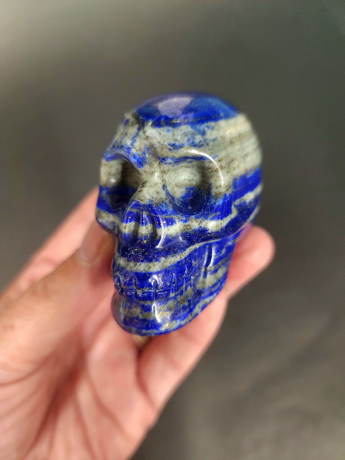 Lapis Lazulie  Crystal Skull 2.25&quot;