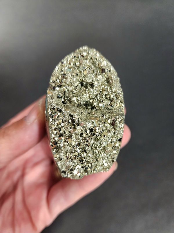 Standing Pyrite Cluster - A