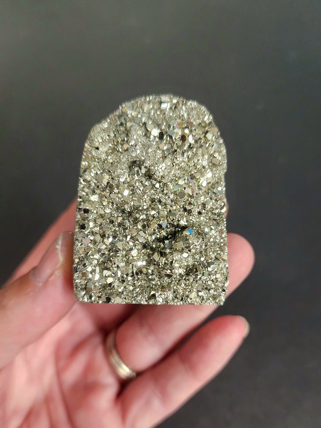 Standing Pyrite Cluster - B