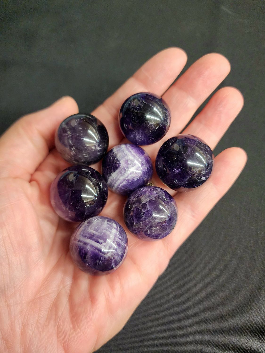 Amethyst Mini Spheres 1&quot;