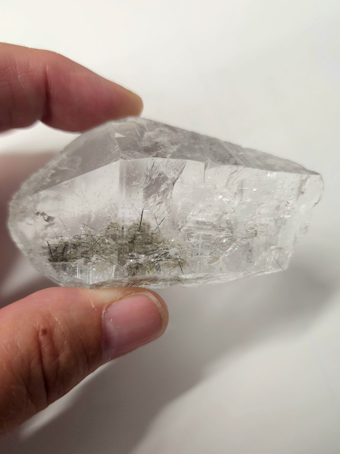 Shamanic Quartz (Lodolite) Tourmaline Unique Specimen
