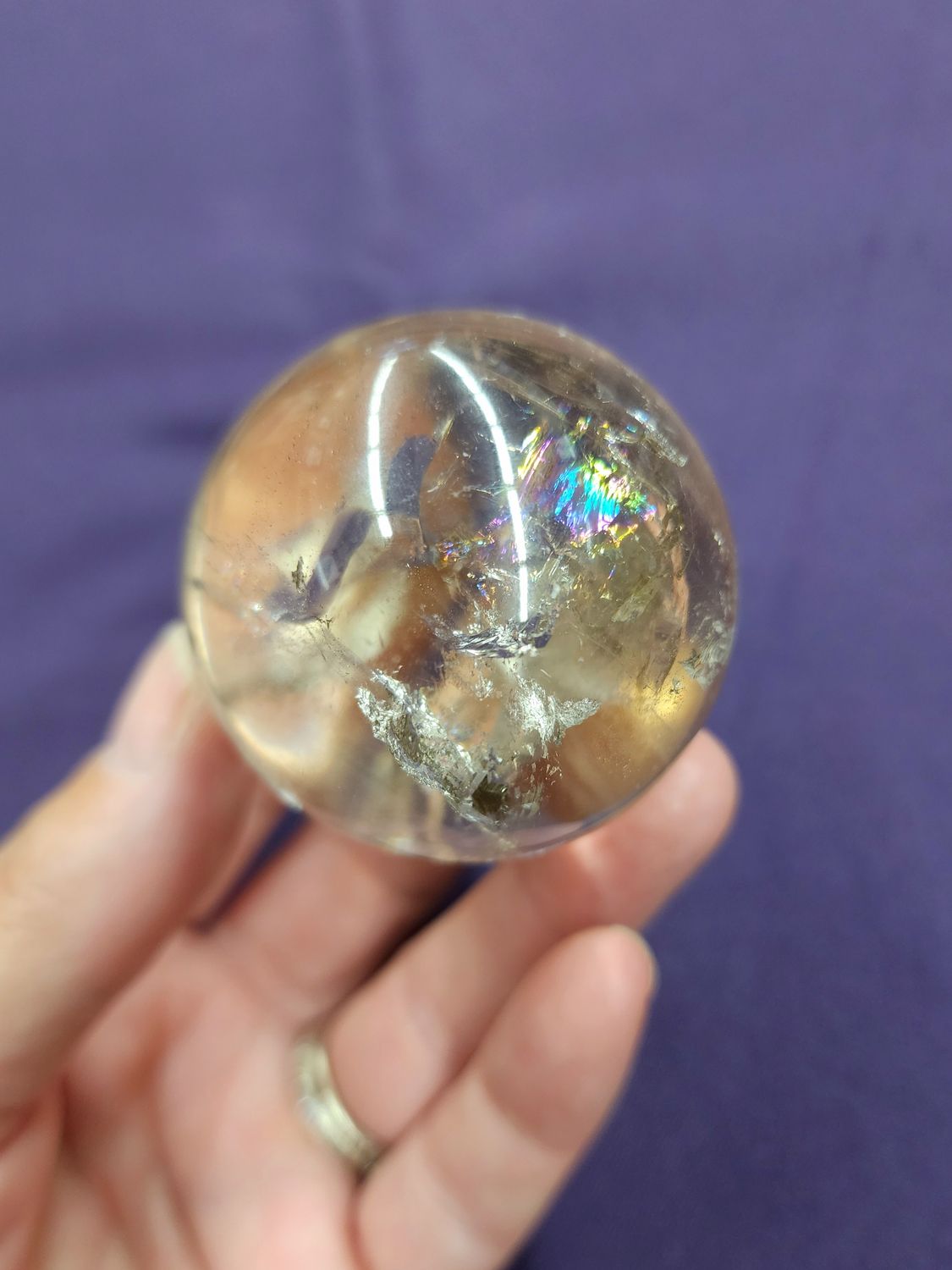 Smoky Quartz Sphere 2&quot;