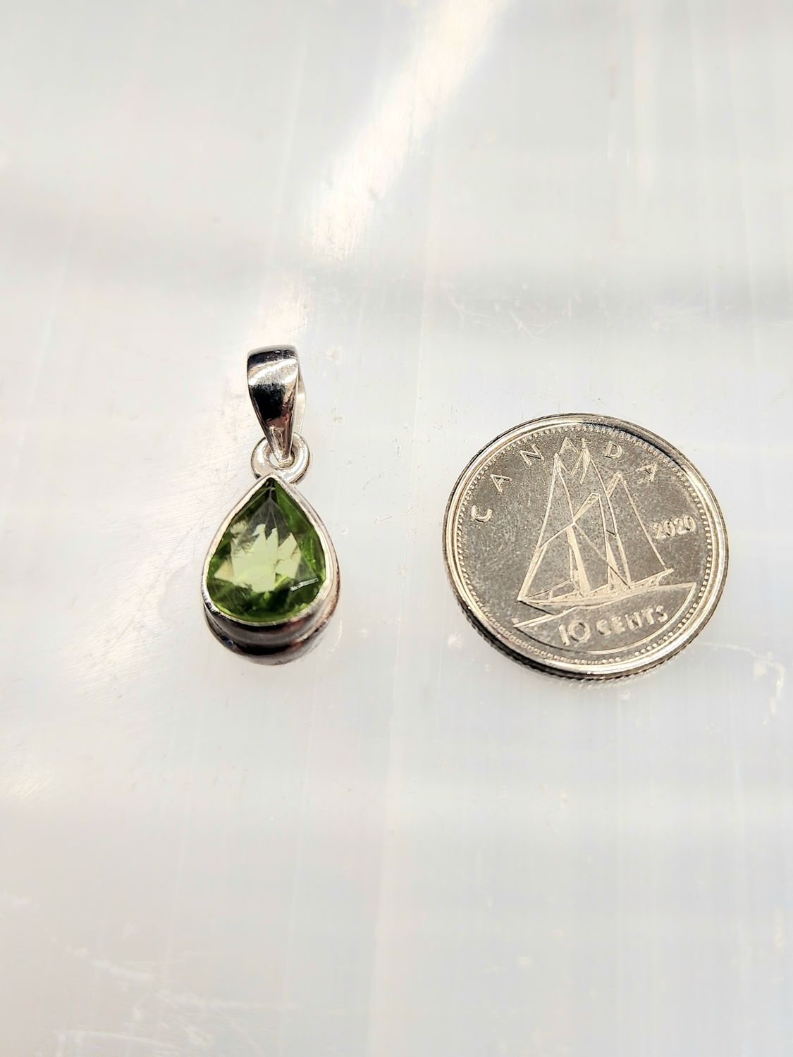 Peridot Pendant D Sterling Silver