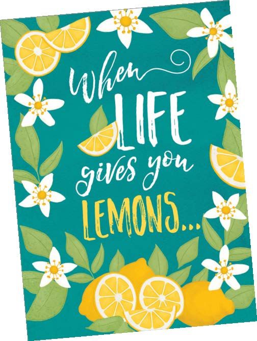 Lemon Recipes - Greeting Card