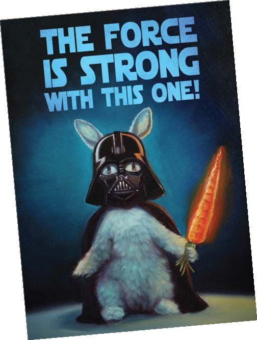 Force is Strong - Greeting Card