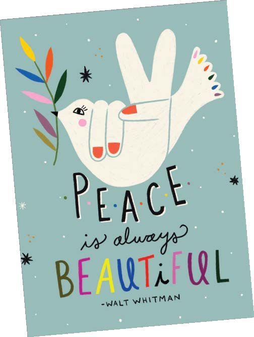 Beautiful Peace - Greeting Card
