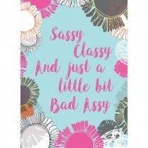 Sassy Classy - Greeting Card