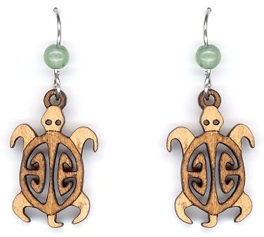 Natural Harmony Earrings Turtle
