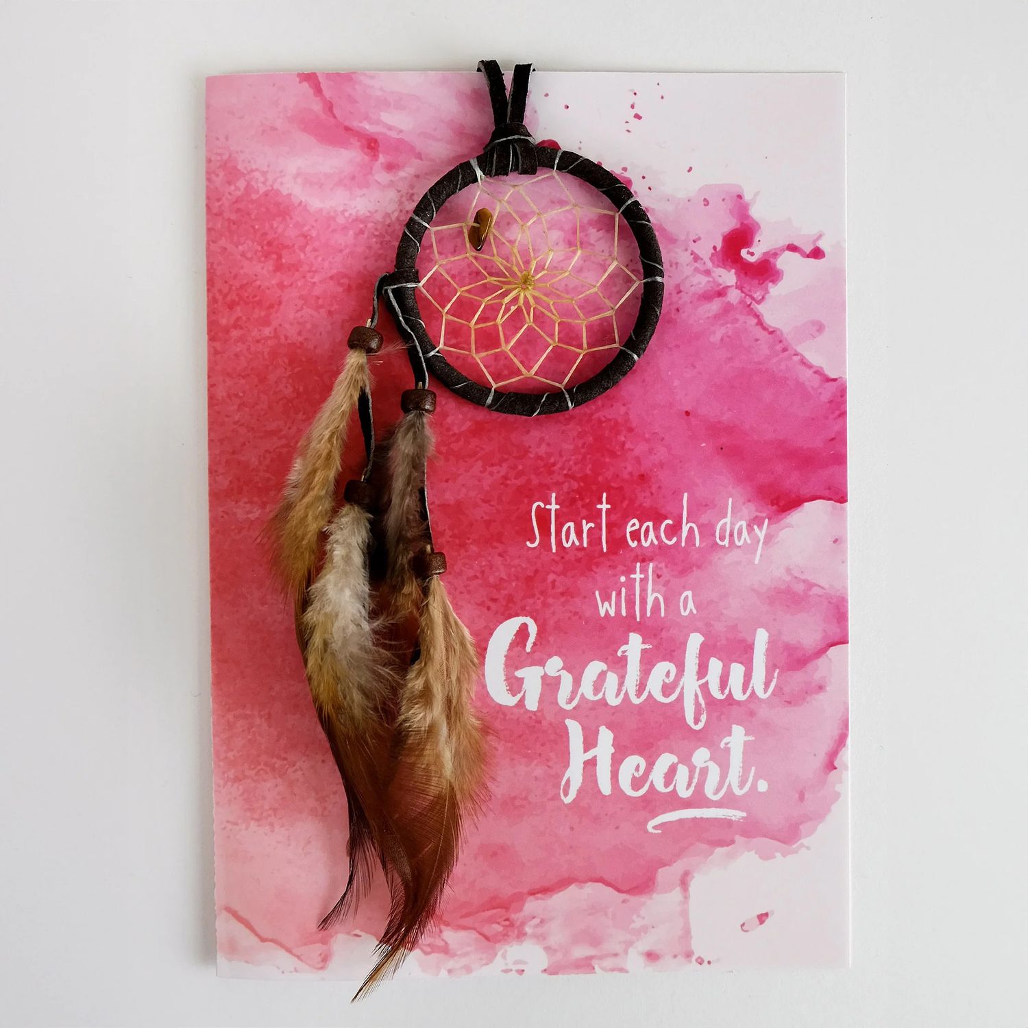 Dream Catcher Greeting Card - Grateful Heart