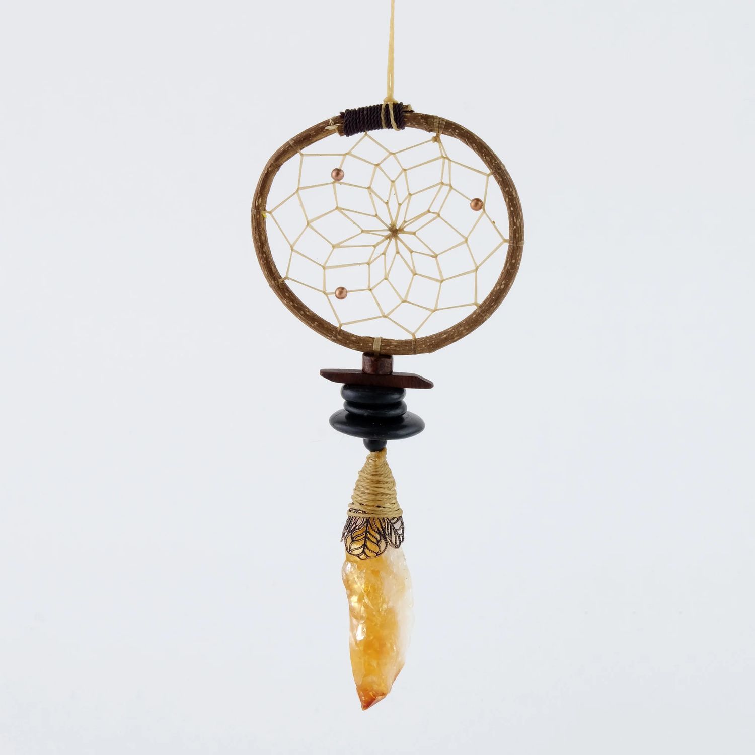 Dream Catcher with Citrine Cluster 2.5&quot;
